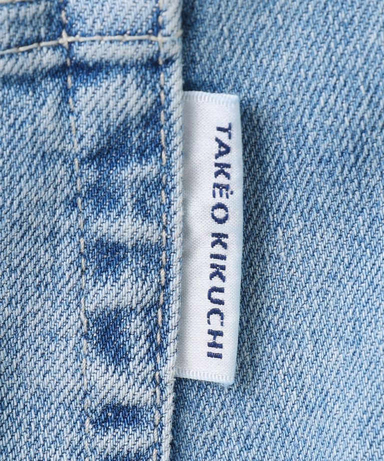 TAKEO KIKUCHI「【Made in JAPAN】モンスターストレッチ アイスウォッシュ　デニムパンツ」|デニム|