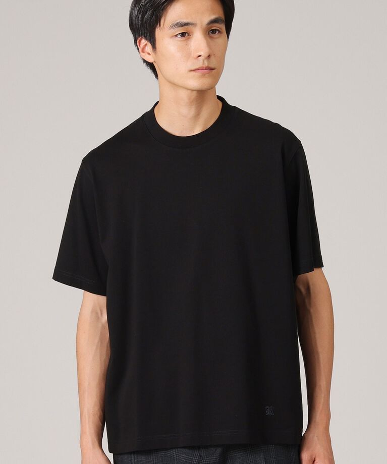 TAKEO KIKUCHI「【抗菌防臭】ジャケットインナー 半袖 カットソー」|Tシャツ・カットソー|ﾌﾞﾗｯｸ(019)