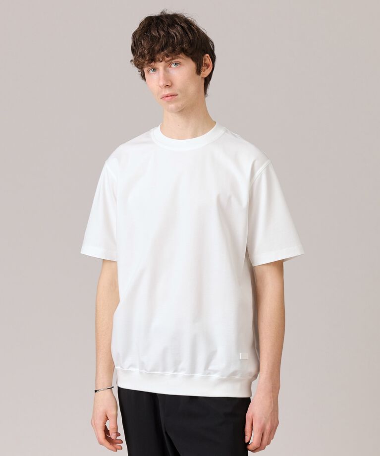 TAKEO KIKUCHI「【抗菌防臭／5サイズ展開】ハイゲージポンチ Tシャツ」|Tシャツ・カットソー|ホワイト(001)