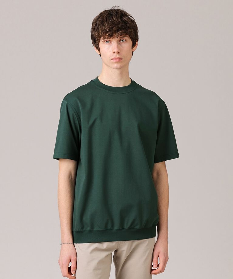 TAKEO KIKUCHI「【抗菌防臭／5サイズ展開】ハイゲージポンチ Tシャツ」|Tシャツ・カットソー|グリーン(024)