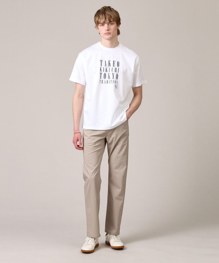 TAKEO KIKUCHI「【プリントT／日本製】メッセージ プリント Tシャツ」|Tシャツ・カットソー|