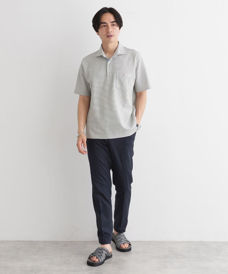 TAKEO KIKUCHI「【抗菌防臭／5サイズ展開】ハニカムメランジ ポロシャツ」|ポロシャツ|