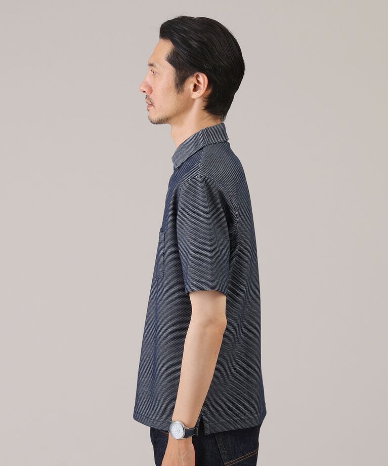 TAKEO KIKUCHI「【抗菌防臭／5サイズ展開】ハニカムメランジ ポロシャツ」|ポロシャツ|