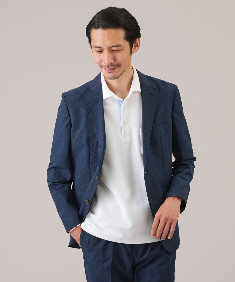 TAKEO KIKUCHI「【抗菌防臭／5サイズ展開】ハニカムメランジ ポロシャツ」|ポロシャツ|