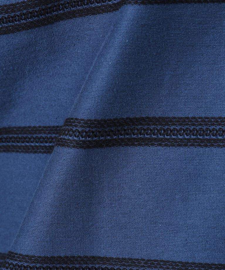TAKEO KIKUCHI「【7分袖/Made in JAPAN】カラミ ボーダーカットソー」|Tシャツ・カットソー|