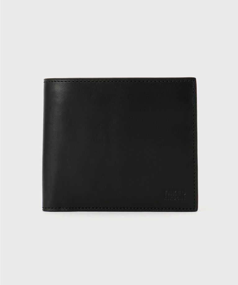 TAKEO KIKUCHI「オイルスムースレザー 2つ折り財布」|財布|ﾌﾞﾗｯｸ(019)