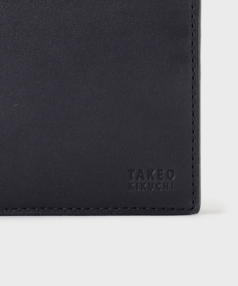 TAKEO KIKUCHI「オイルスムースレザー 2つ折り財布」|財布|