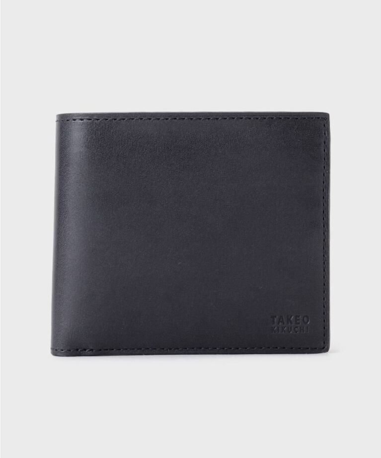 TAKEO KIKUCHI「オイルスムースレザー 2つ折り財布」|財布|ﾈｲﾋﾞｰ(094)