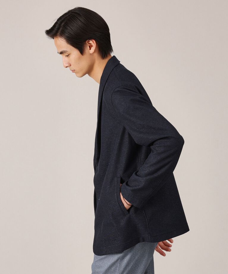 TAKEO KIKUCHI「【抗菌防臭】尾州リネンブレンド ドビーメッシュ カーディガン」|カーディガン|