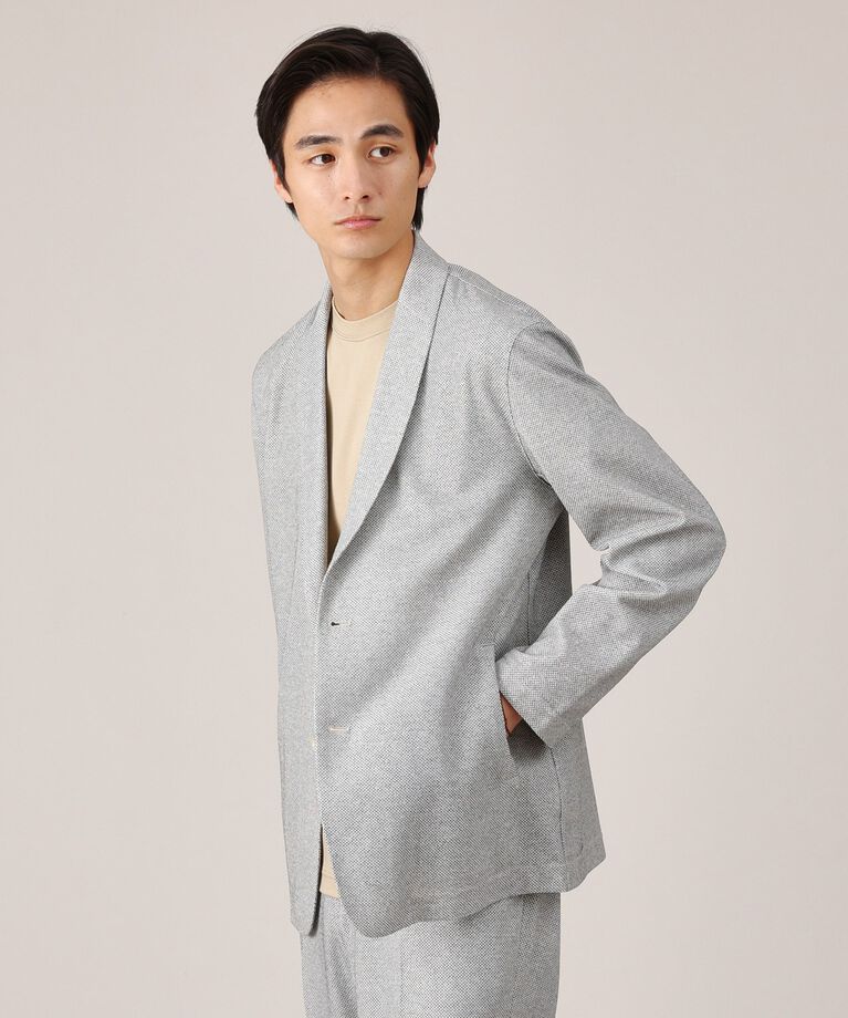 TAKEO KIKUCHI「【抗菌防臭】尾州リネンブレンド ドビーメッシュ カーディガン」|カーディガン|