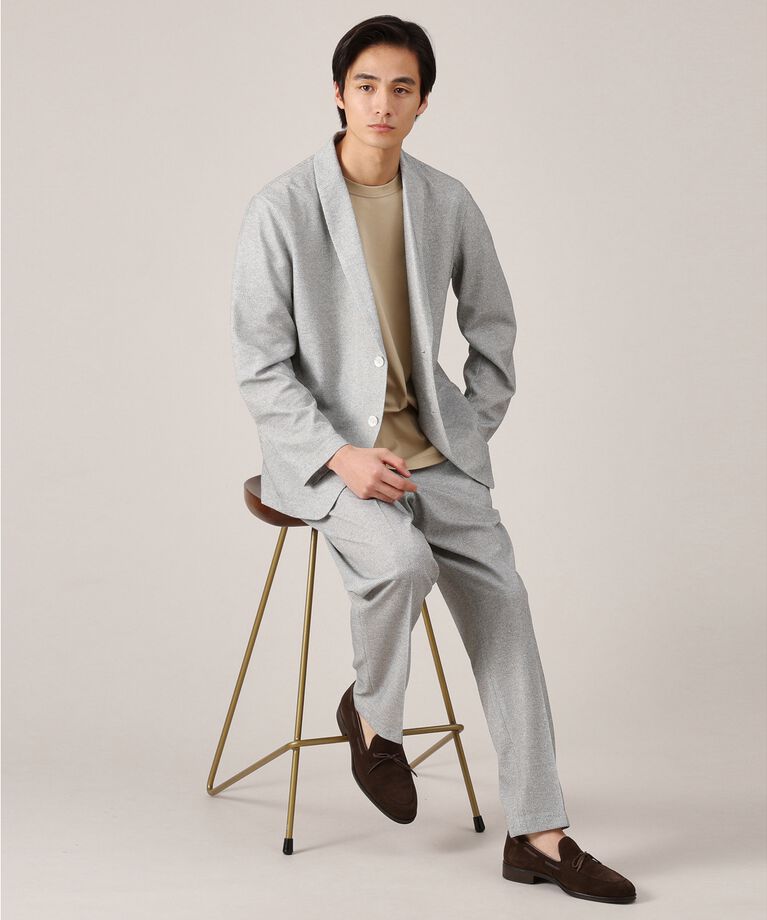 TAKEO KIKUCHI「【抗菌防臭】尾州リネンブレンド ドビーメッシュ カーディガン」|カーディガン|