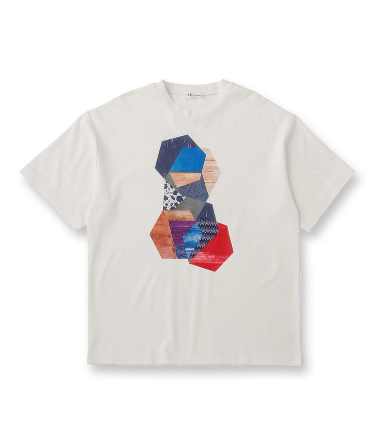 tk.TAKEO KIKUCHI「ウッドペインティングTシャツ」|Tシャツ・カットソー|