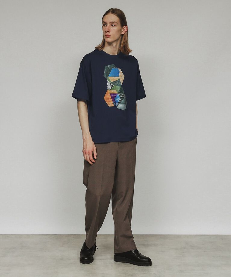 tk.TAKEO KIKUCHI「ウッドペインティングTシャツ」|Tシャツ・カットソー|