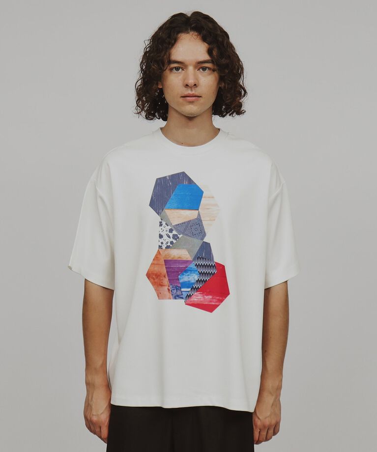 tk.TAKEO KIKUCHI「ウッドペインティングTシャツ」|Tシャツ・カットソー|