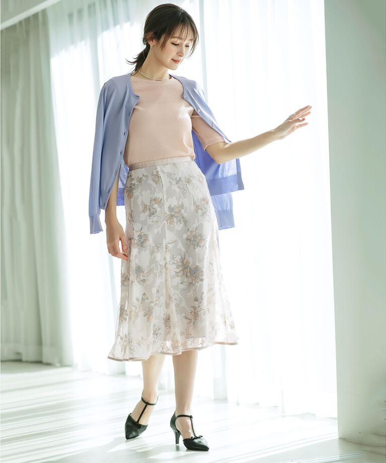 index「《7color/XS-LLsize》ビジューボタンニットカーディガン【洗濯機洗い可/抗ピル/接触冷感」|カーディガン|