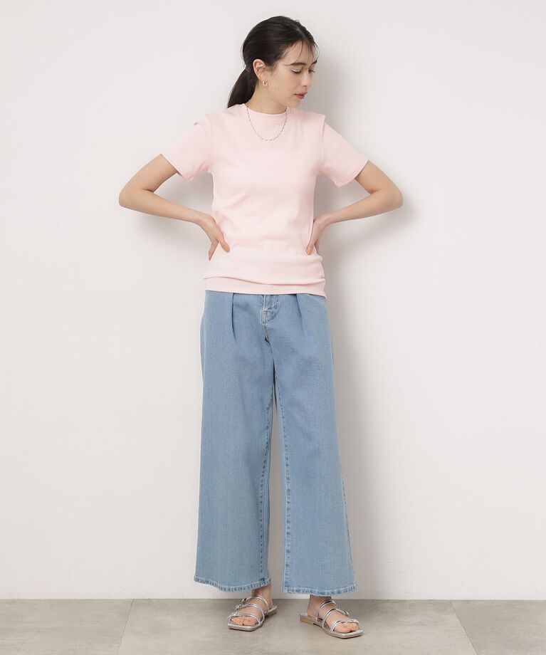 OPAQUE.CLIP「フライスコットンベーシックTシャツ」|Tシャツ・カットソー|