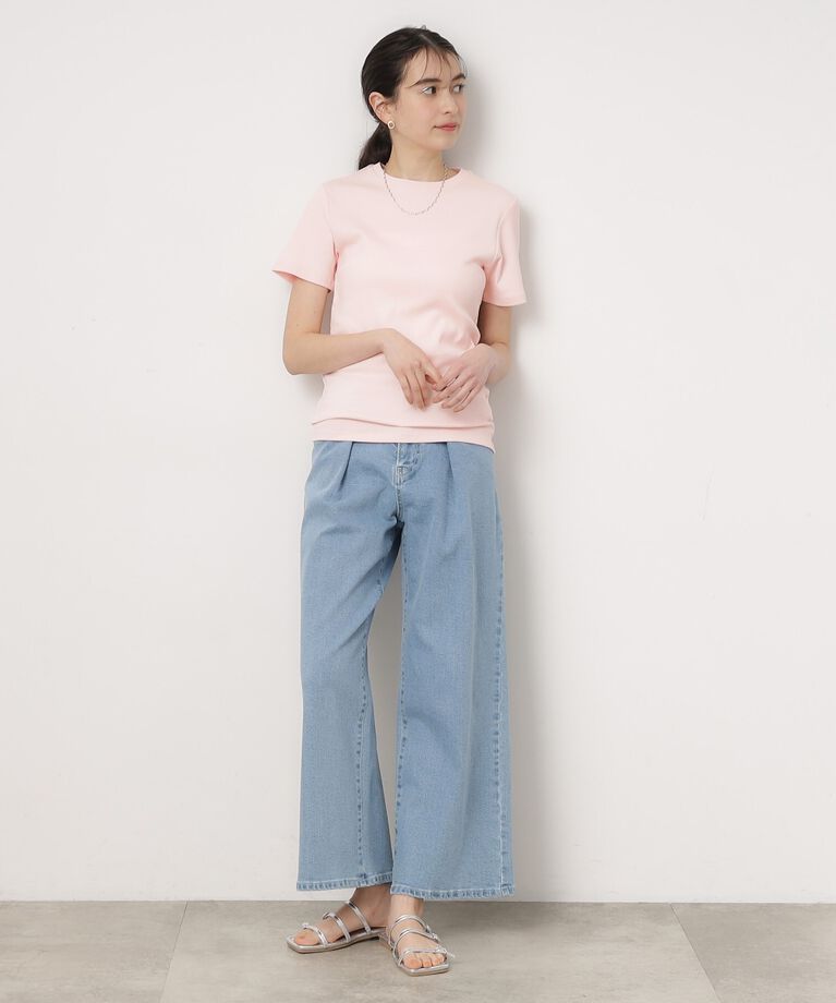 OPAQUE.CLIP「フライスコットンベーシックTシャツ」|Tシャツ・カットソー|