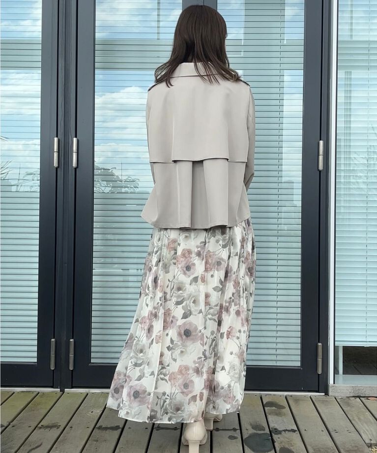Couture broach「【華やか・主役級】ショートトレンチ」|トレンチコート|
