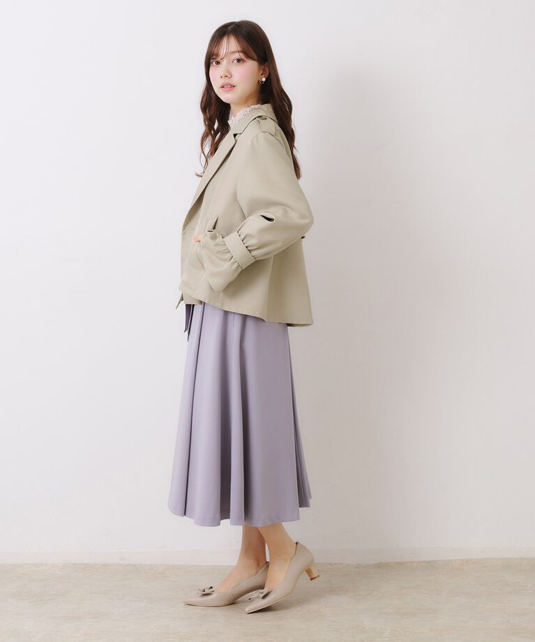 Couture broach「【華やか・主役級】ショートトレンチ」|トレンチコート|