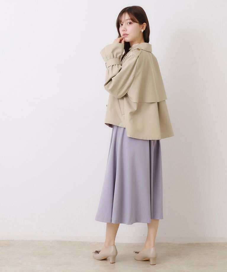 Couture broach「【華やか・主役級】ショートトレンチ」|トレンチコート|