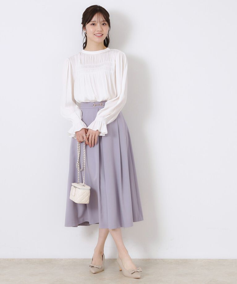 Couture broach「【きれいめ・美脚効果・通勤】ネオシャンブルビットスカート」|スカート|