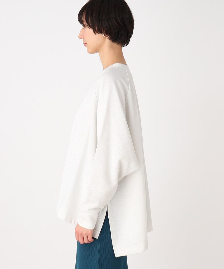 THE SHOP TK「ラメ×裏毛Aラインプルオーバー【洗濯機OK】」|Tシャツ・カットソー|