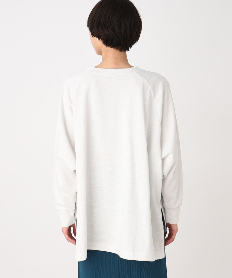 THE SHOP TK「ラメ×裏毛Aラインプルオーバー【洗濯機OK】」|Tシャツ・カットソー|