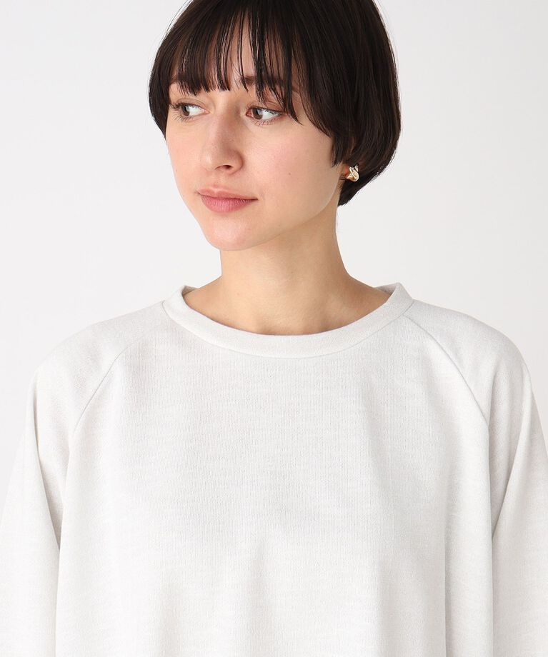 THE SHOP TK「ラメ×裏毛Aラインプルオーバー【洗濯機OK】」|Tシャツ・カットソー|
