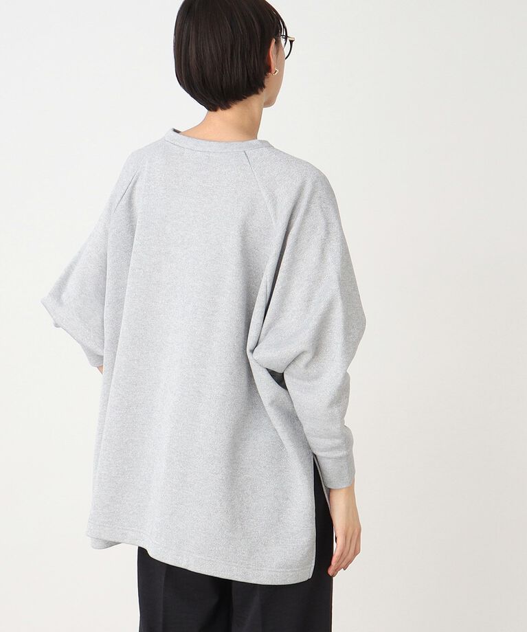 THE SHOP TK「ラメ×裏毛Aラインプルオーバー【洗濯機OK】」|Tシャツ・カットソー|