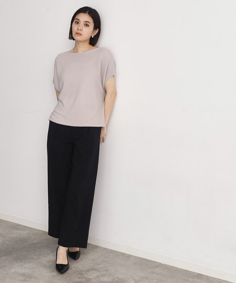 THE SHOP TK「【薄くて軽い！／接触冷感／洗える】ストレッチワイドパンツ」|その他|