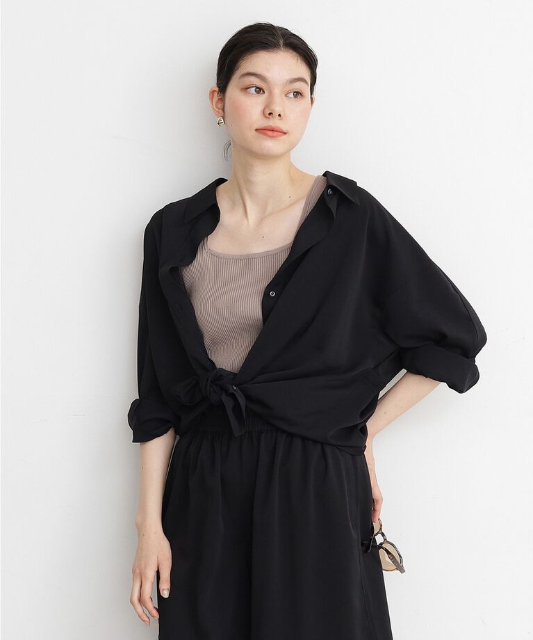 THE SHOP TK「【ラッシュガード/接触冷感/撥水/UVケア/洗える】MIZUGIWA_ラッシュガードシャツ」|シャツ・ブラウス|