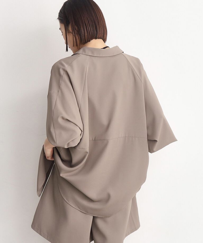 THE SHOP TK「【ラッシュガード/接触冷感/撥水/UVケア/洗える】MIZUGIWA_ラッシュガードシャツ」|シャツ・ブラウス|