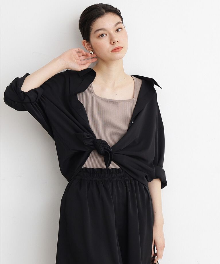 THE SHOP TK「【ラッシュガード/接触冷感/撥水/UVケア/洗える】MIZUGIWA_ラッシュガードシャツ」|シャツ・ブラウス|