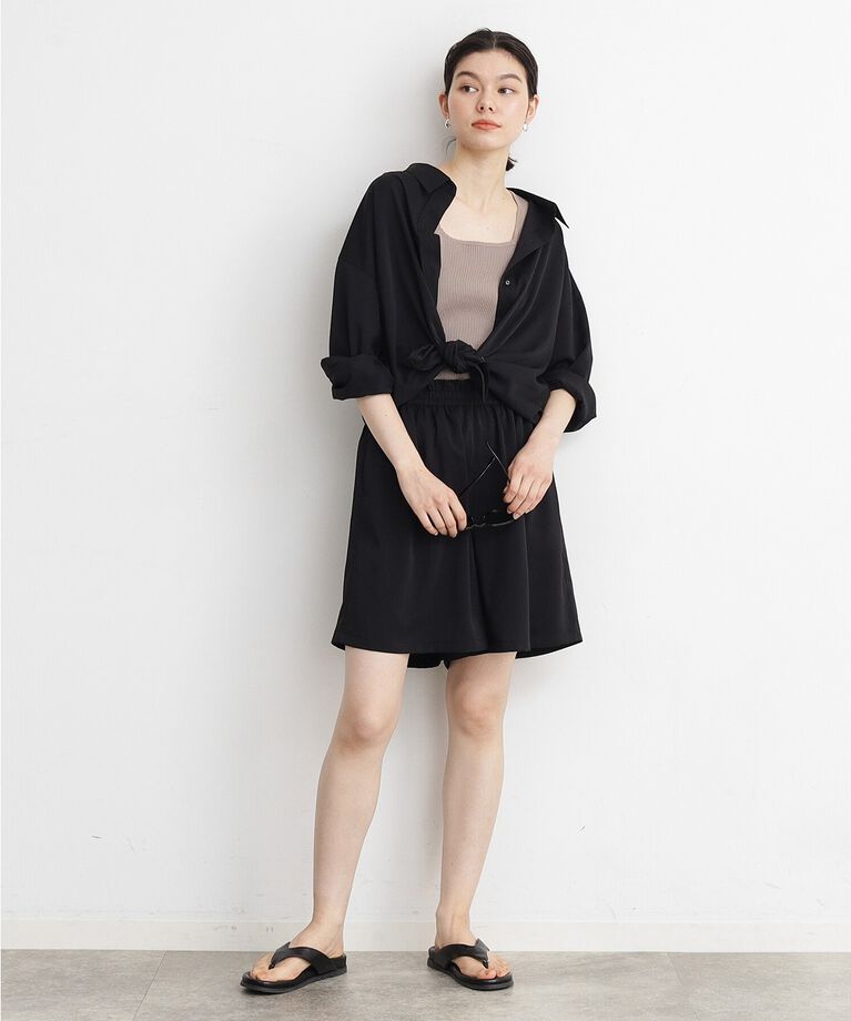 THE SHOP TK「【ラッシュガード/接触冷感/撥水/UVケア/洗える】MIZUGIWA_ラッシュガードシャツ」|シャツ・ブラウス|