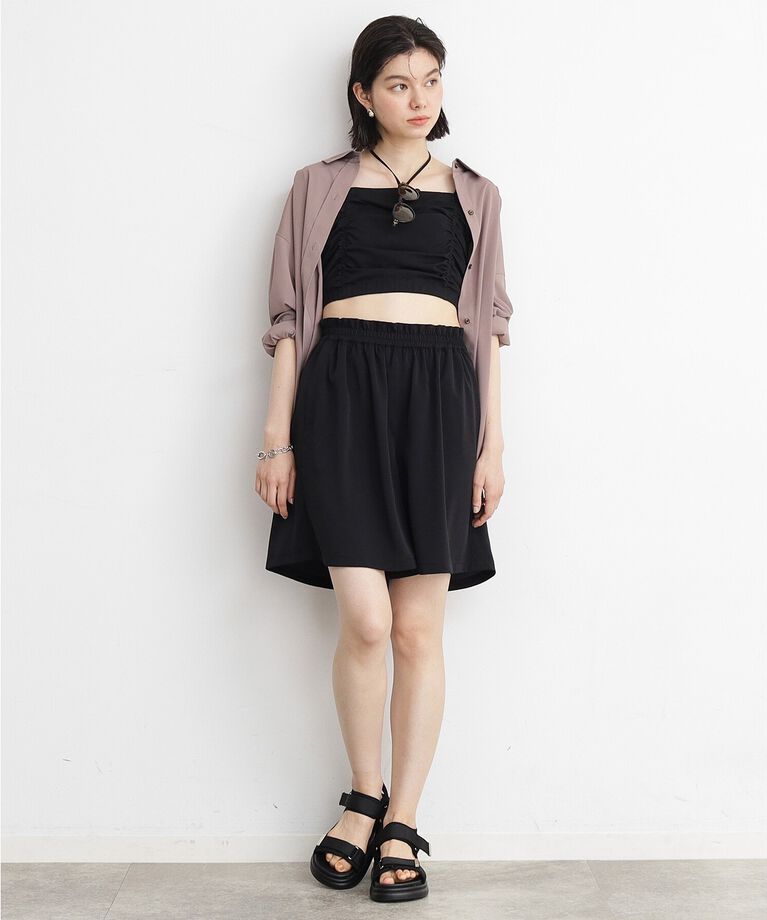 THE SHOP TK「【ラッシュガード/接触冷感/撥水/UVケア/洗える】MIZUGIWA_ラッシュガードシャツ」|シャツ・ブラウス|