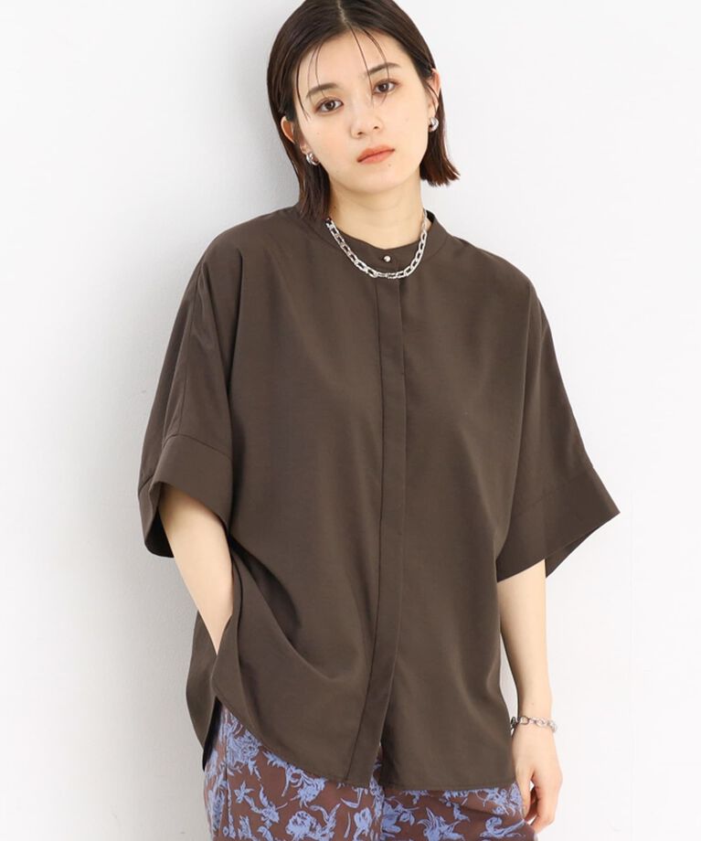 THE SHOP TK「【再登場／魅せる体型カバー服／洗える】ボイルドルマンブラウス」|シャツ・ブラウス|ﾌﾞﾗｳﾝ(044)
