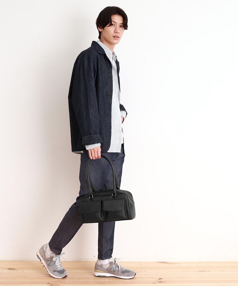 THE SHOP TK「ダブルフラップミニボストン ユニセックス／シーズンレス」|ボストンバッグ|