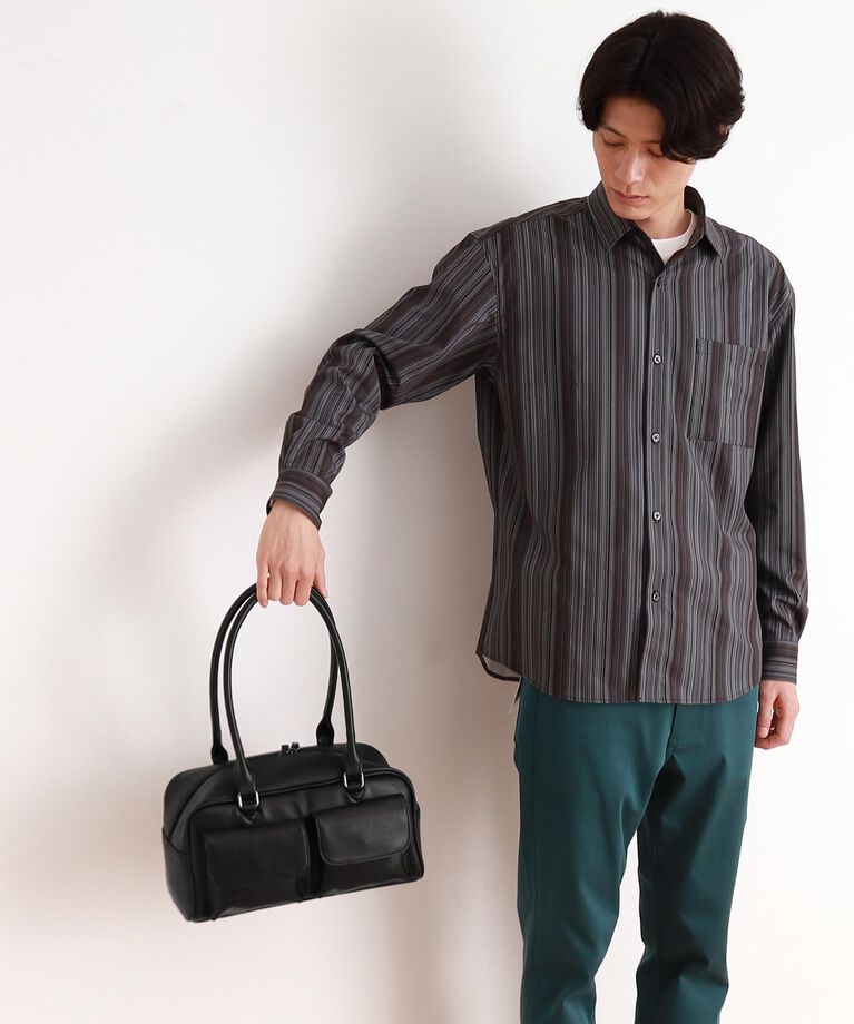 THE SHOP TK「ダブルフラップミニボストン ユニセックス／シーズンレス」|ボストンバッグ|