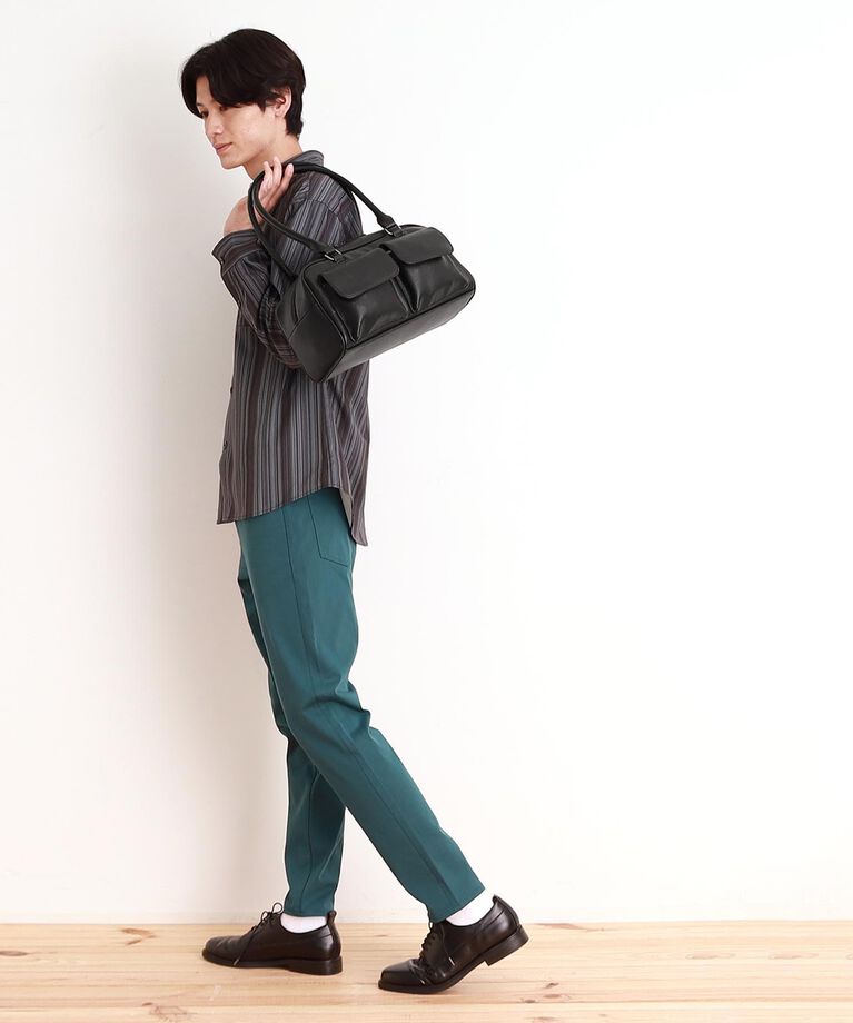 THE SHOP TK「ダブルフラップミニボストン ユニセックス／シーズンレス」|ボストンバッグ|