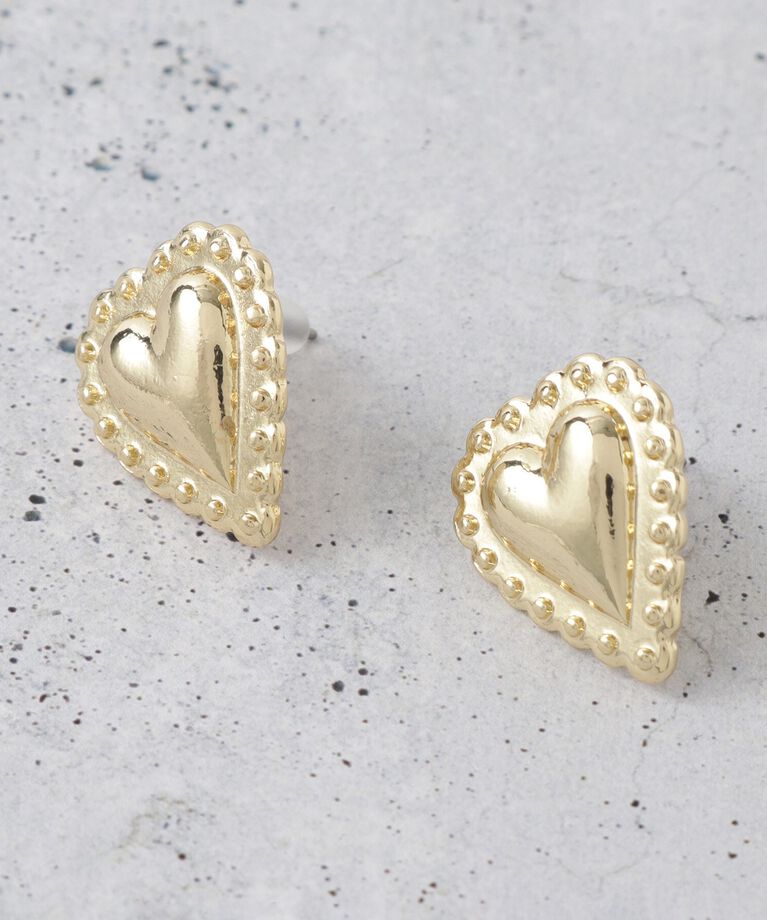 THE SHOP TK「アンティーク風ハートピアス＆イヤリング」|ピアス|