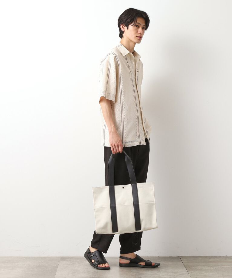THE SHOP TK「BOUOキャンバススクエアトート」|トートバッグ|