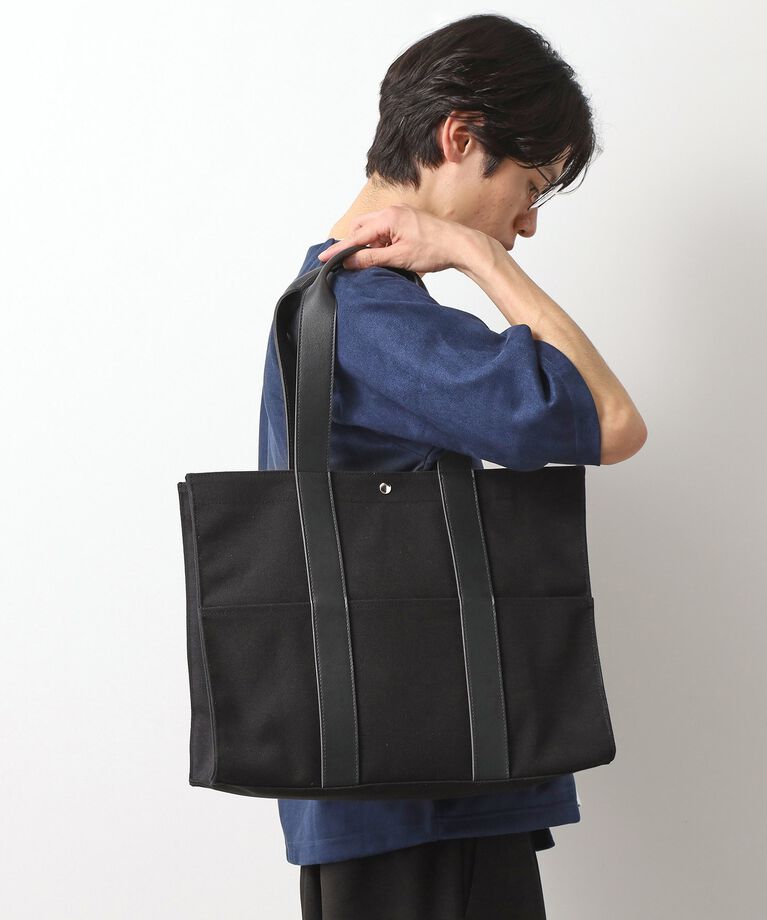 THE SHOP TK「BOUOキャンバススクエアトート」|トートバッグ|