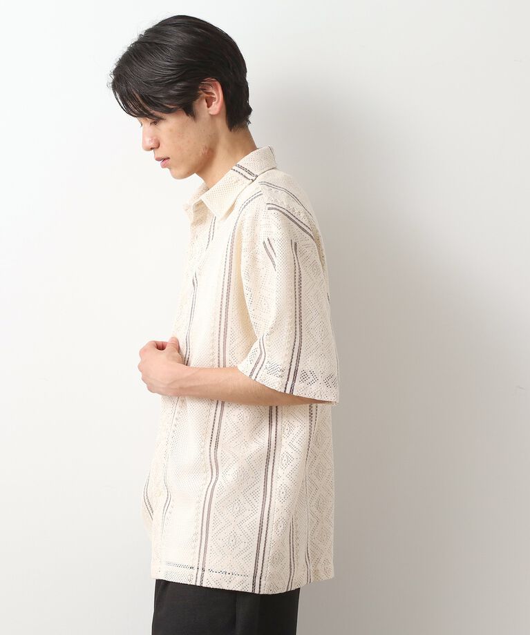 THE SHOP TK「クラフトレースアンサンブルシャツ【半袖Tシャツ付き】」|シャツ・ブラウス|