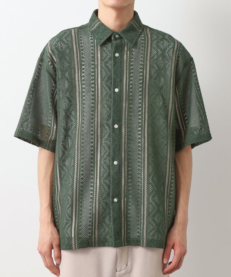 THE SHOP TK「クラフトレースアンサンブルシャツ【半袖Tシャツ付き】」|シャツ・ブラウス|