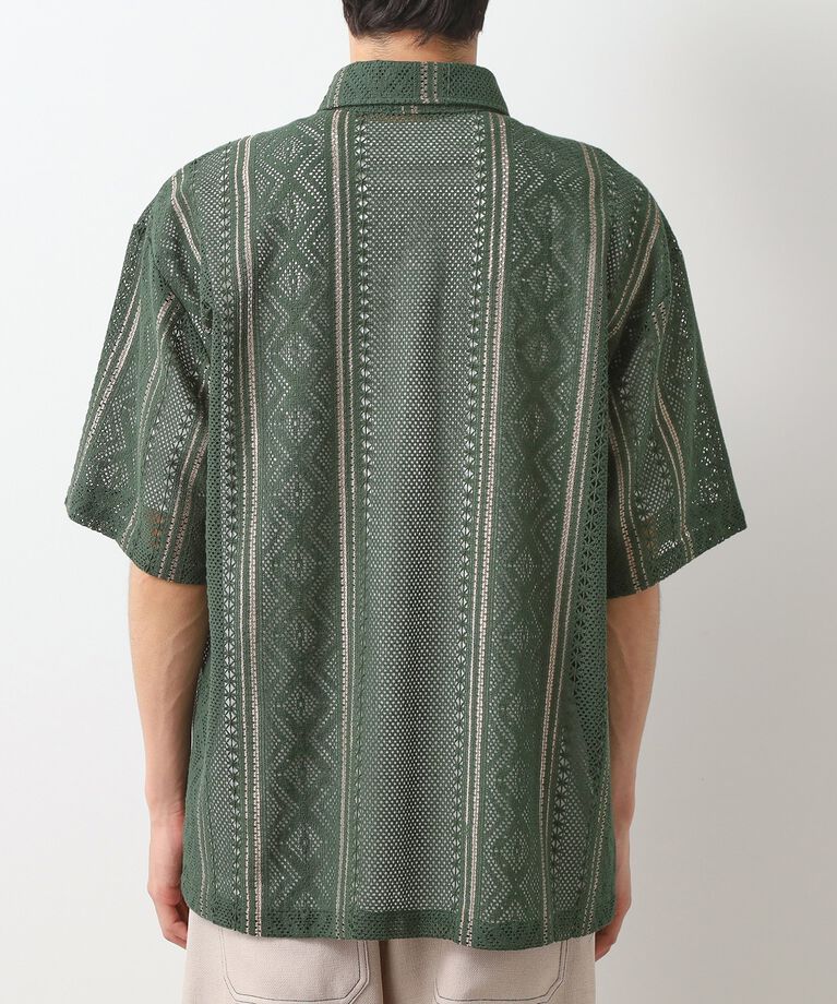 THE SHOP TK「クラフトレースアンサンブルシャツ【半袖Tシャツ付き】」|シャツ・ブラウス|