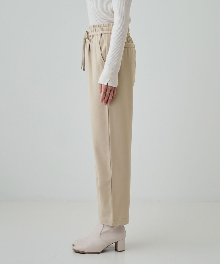 SHOO･LA･RUE「【洗える/SS-3L/あったか】スマートに見える 裏起毛イージーパンツ」|その他|