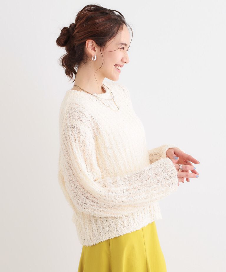 SHOO･LA･RUE「程よくエアリー テープヤーンニット」|ニット・セーター|