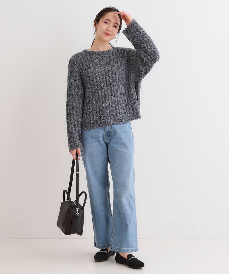 SHOO･LA･RUE「程よくエアリー テープヤーンニット」|ニット・セーター|