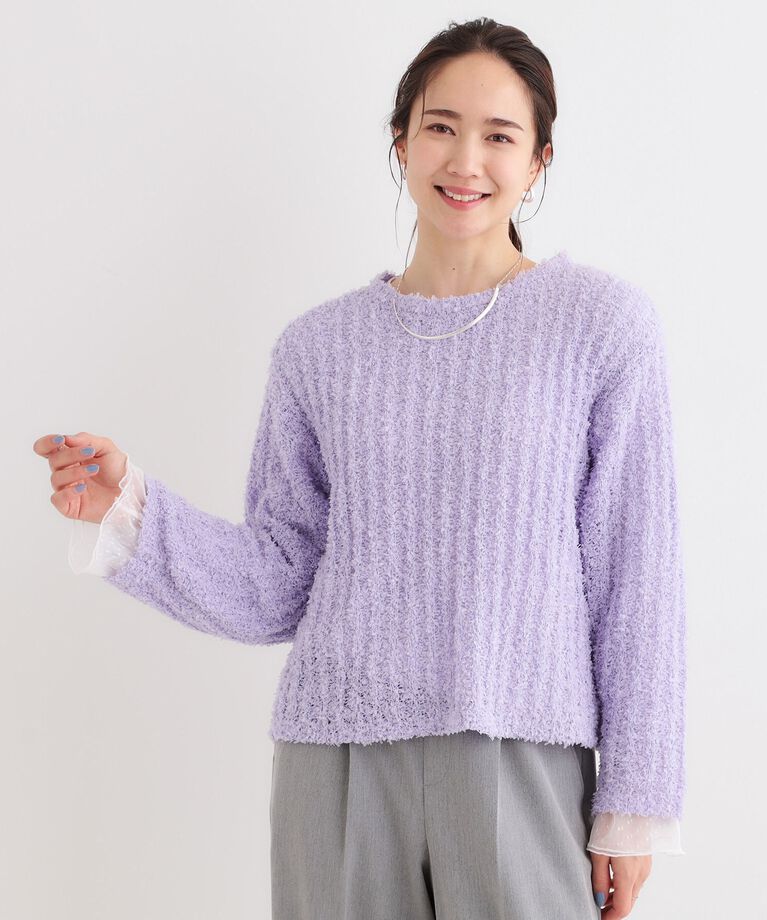 SHOO･LA･RUE「程よくエアリー テープヤーンニット」|ニット・セーター|