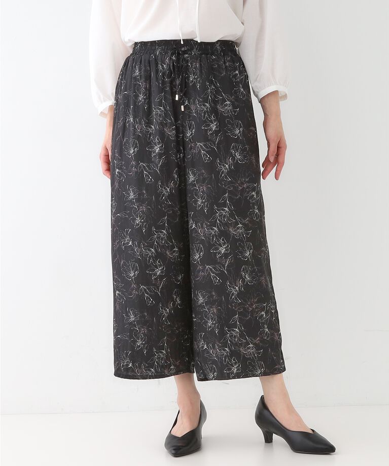 SHOO･LA･RUE「【S-LL/着丈選べる】 マットサテンワイドパンツ」|その他|